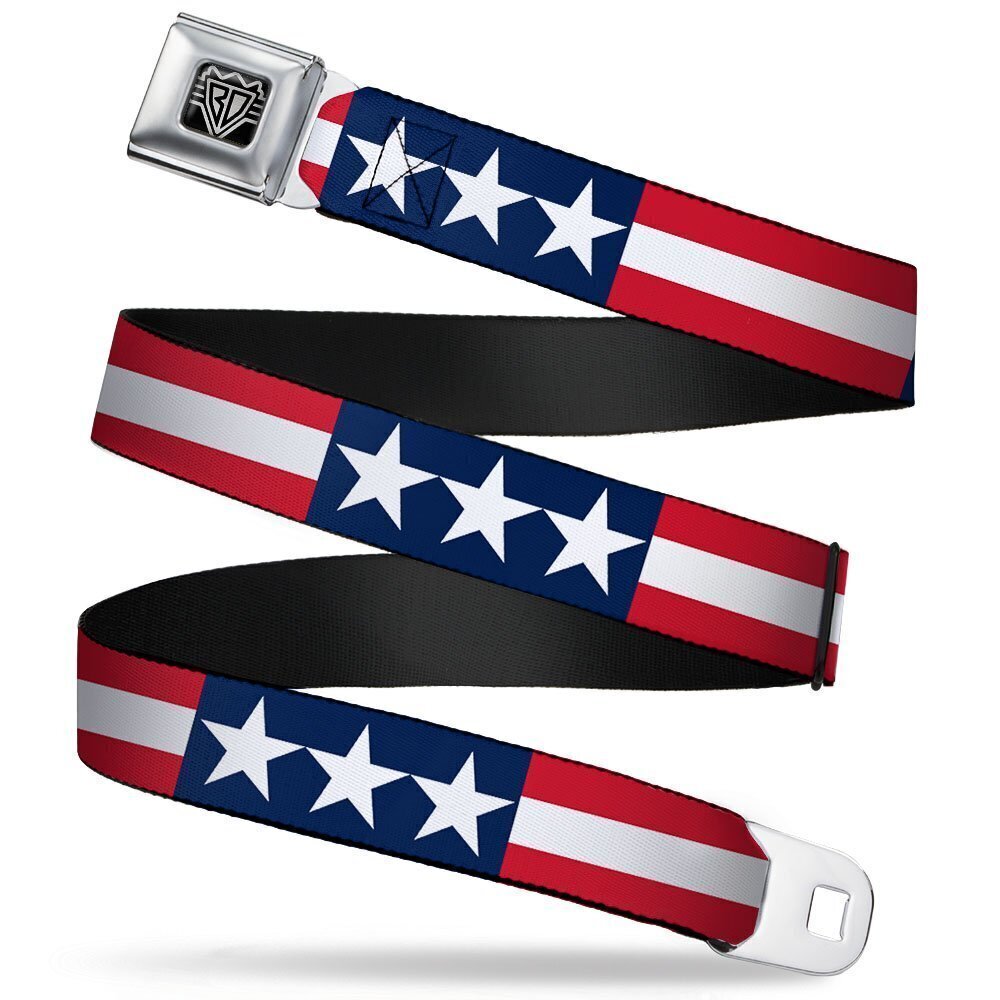 6185 Belts Buckle-down Seatbelt Buckle - Stars & Stripes